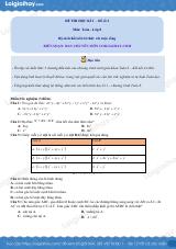 Đề thi học kì 1 Toán 8 - Đề số 2 - Kết nối tri thức